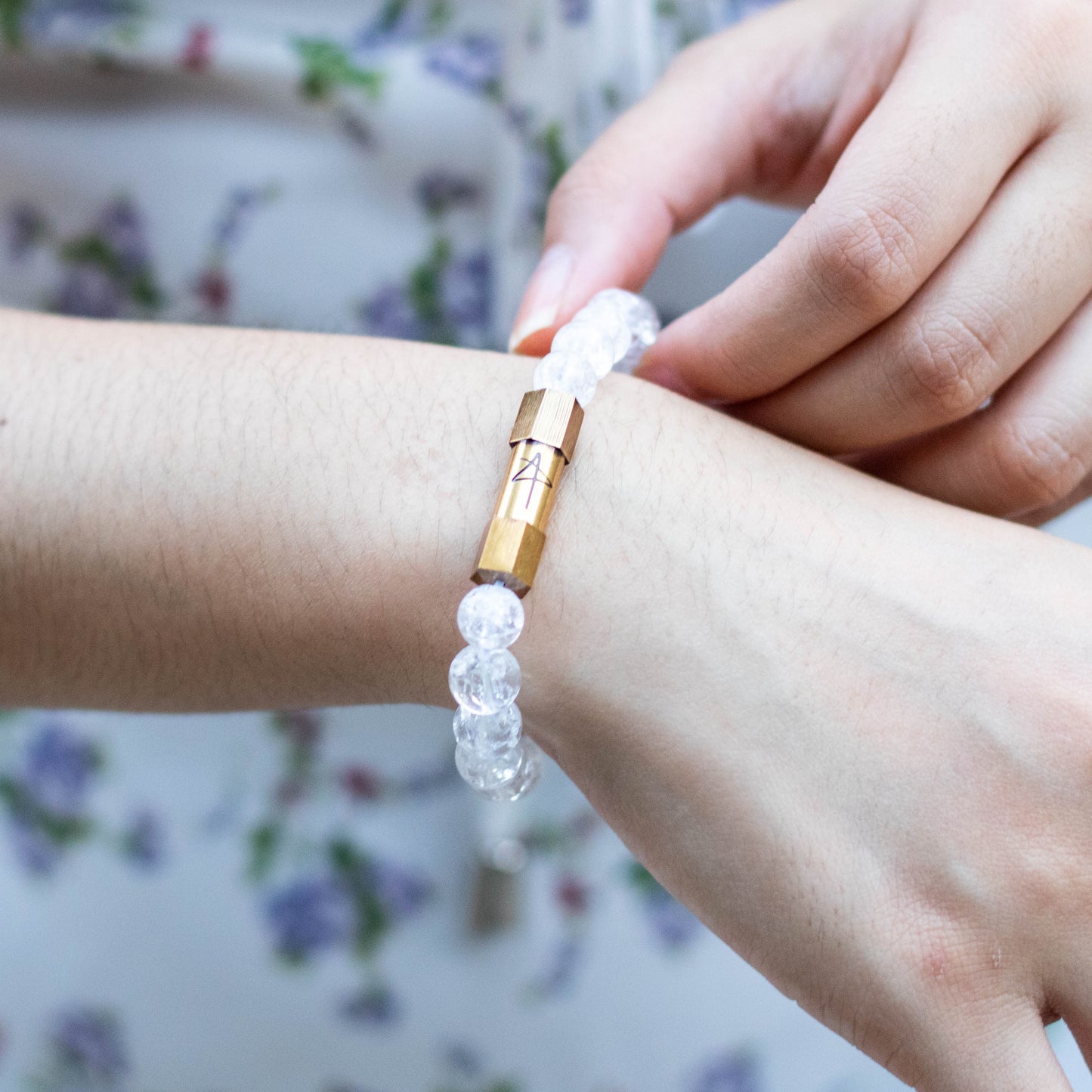 Crackled Quartz Wish Bracelet