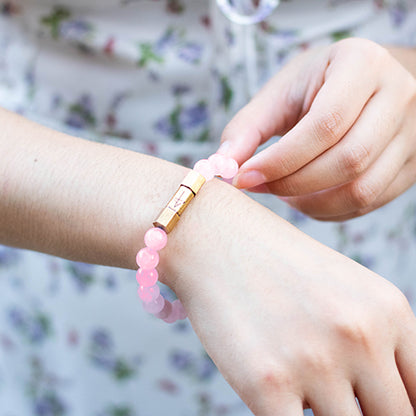 Rose Quartz Wish Bracelet